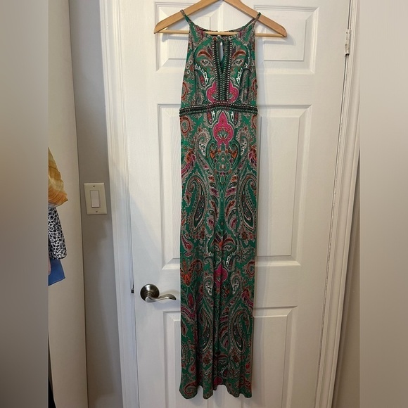 INC International Concepts Petite Beaded Maxi Dress - Picture 2 of 7